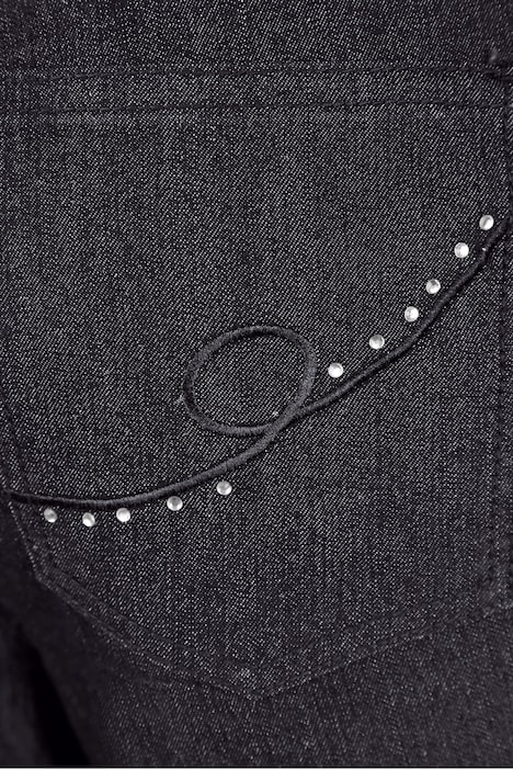 Jeans, Slim Fit, Ziernaht, 4-Pocket, Elastikbund