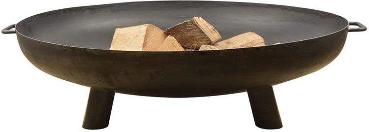 Esschert Design vuurschaal zwart D 100 H 30 cm