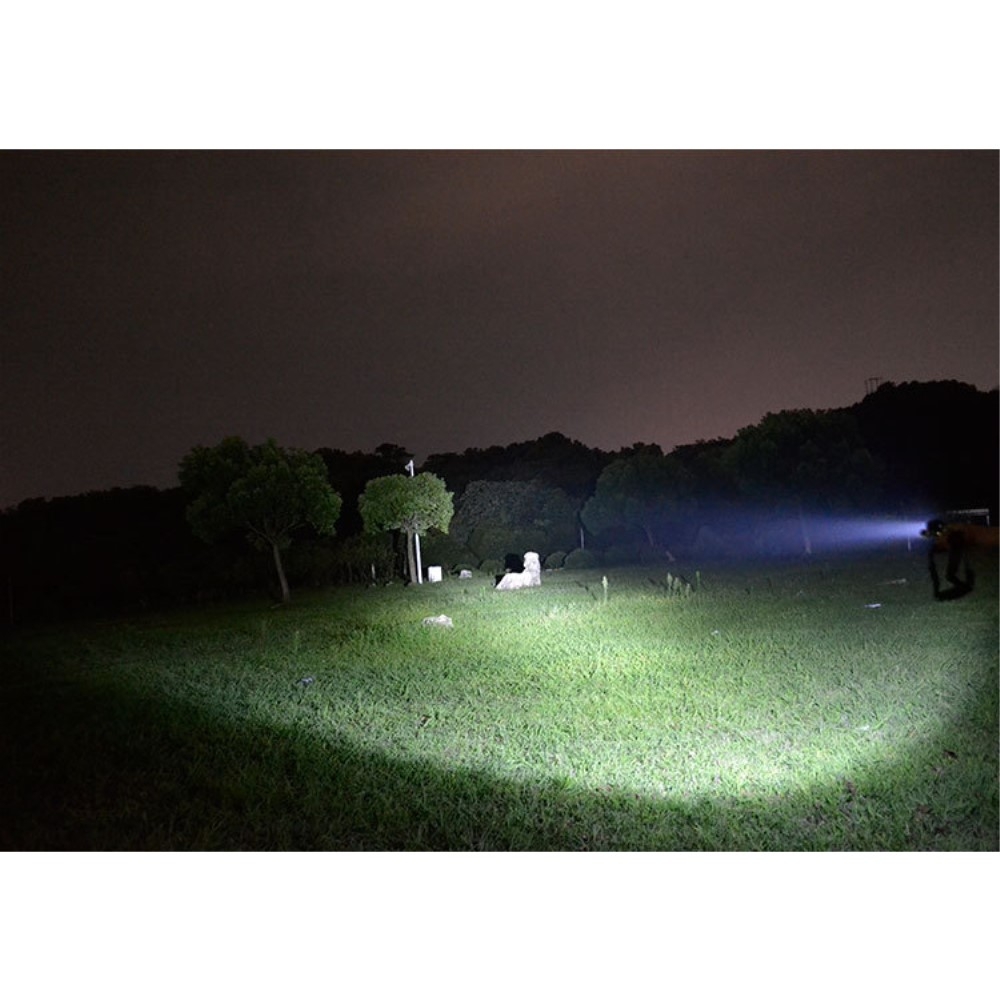 3-fach CREE XML T6 LED Stirnlampe Kopflampe zum Wandern / Joggen / Radfahren (30W / 3000LM) - Schwarz