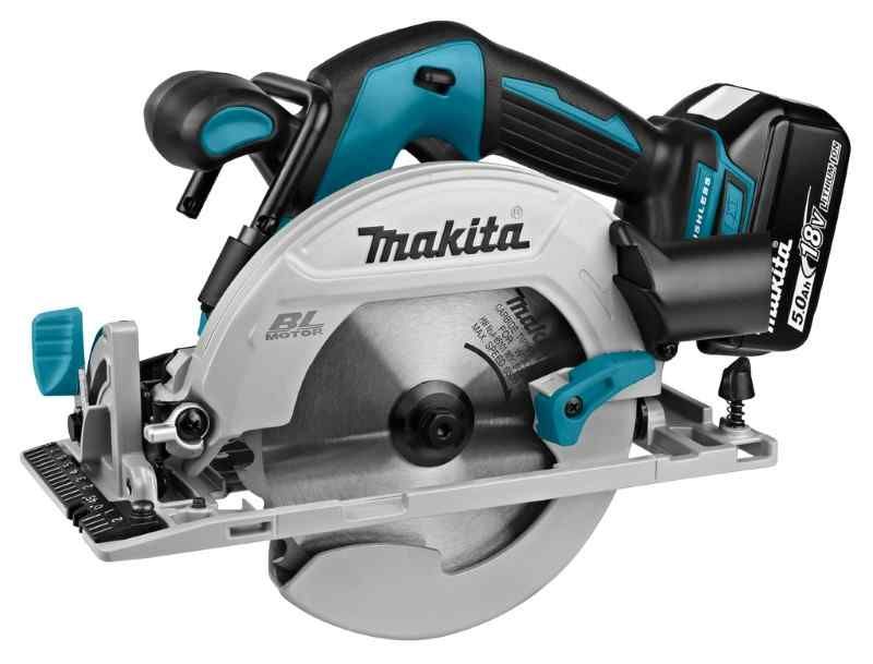 Makita DHS680RTJ 18V Li-ion accu cirkelzaag set (2x5.0Ah) in Mbox -165mm - koolborstelloos