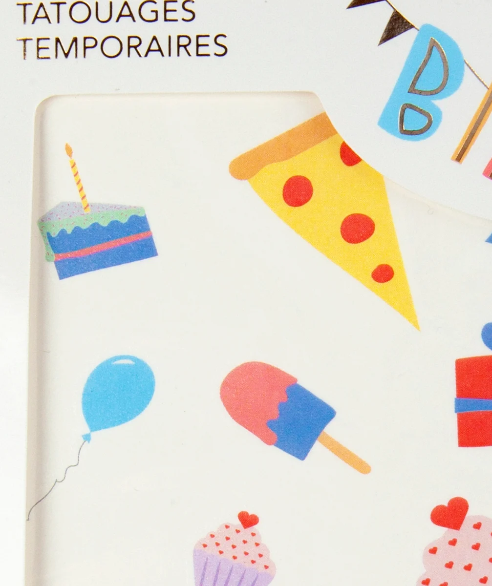 GREAT PRETENDERSTATOUAGES ANNIVERSAIRE MULTICOLORE