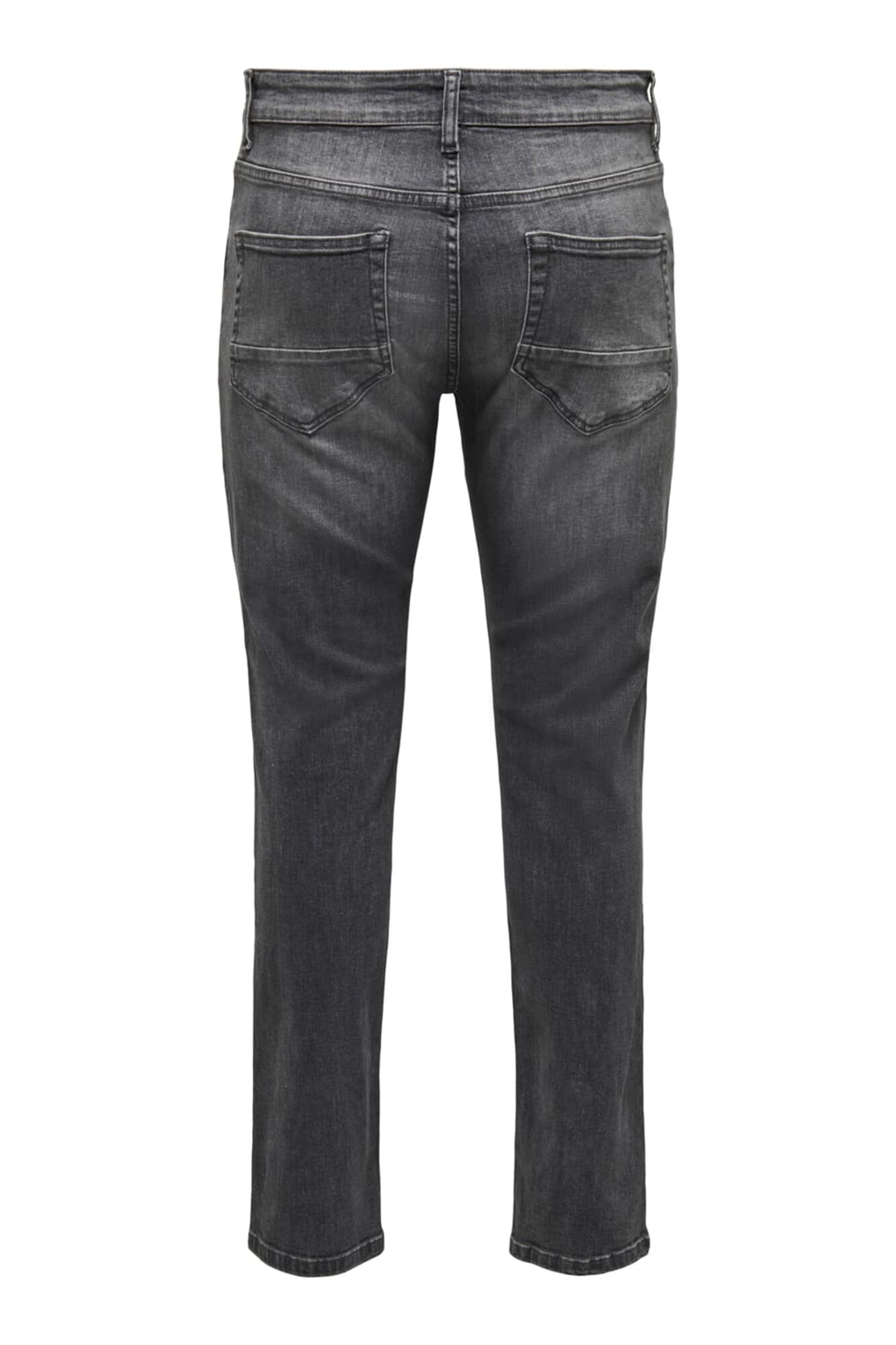 calça jeans slim fit com 5 bolsos