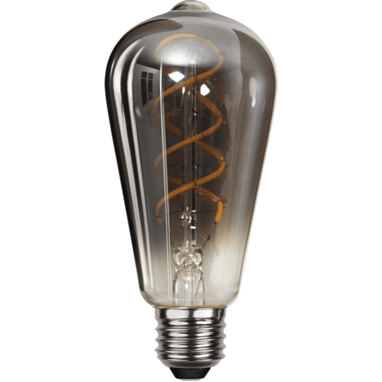 Highlight E27 4Watt Smoke Spiraal 64mm  Dimbaar