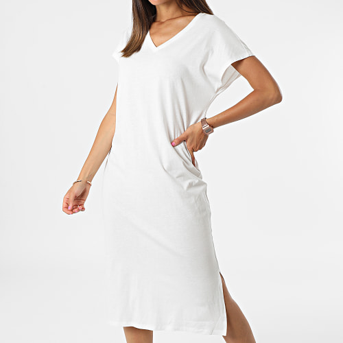 Robe Longue Femme Anna 10265415 Blanc
