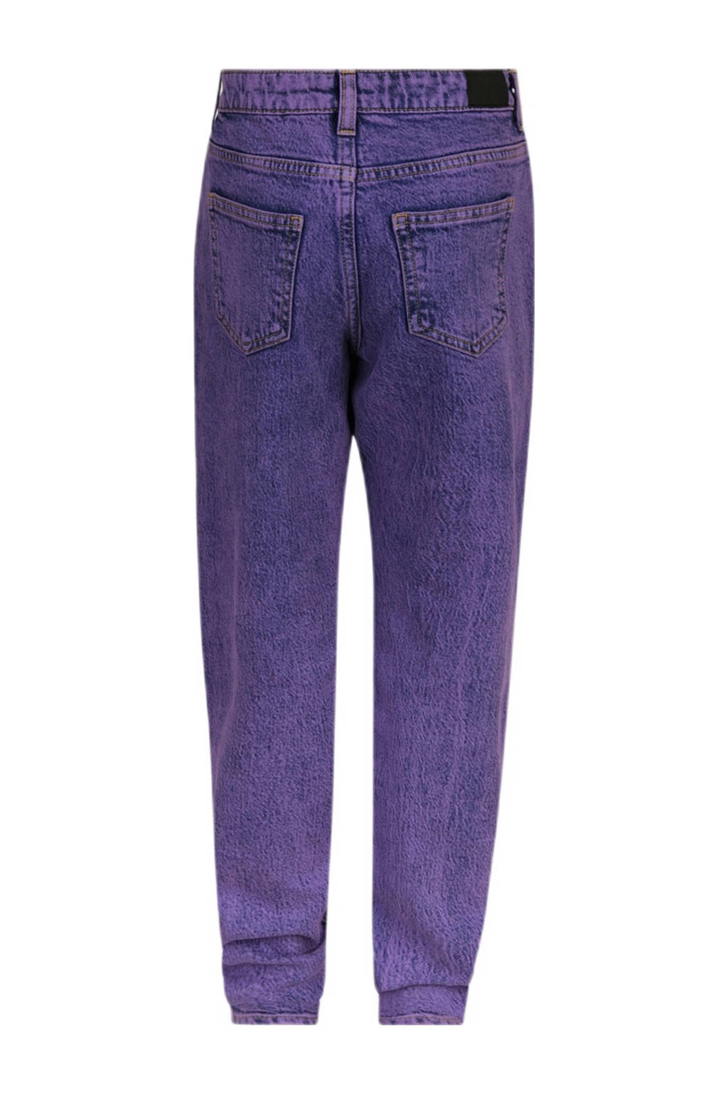 Shoeby high waist tapered fit jeans paars