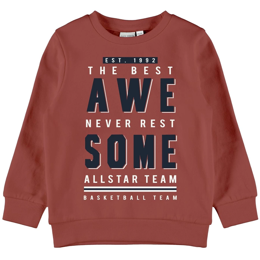 name it Sweatshirt Nmmvildar Chili Oil