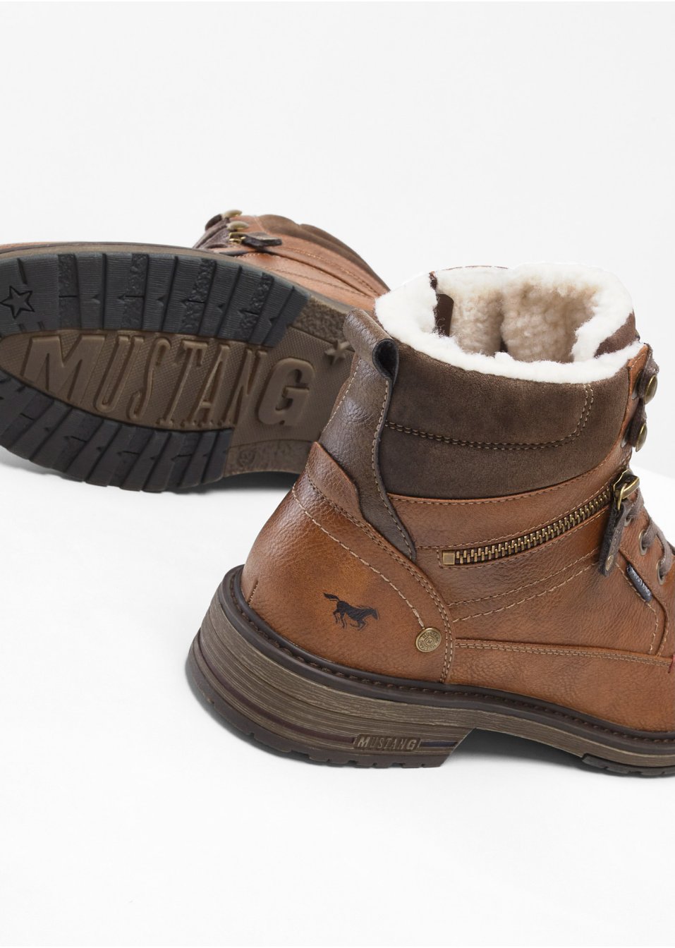 Boots à lacets Mustang