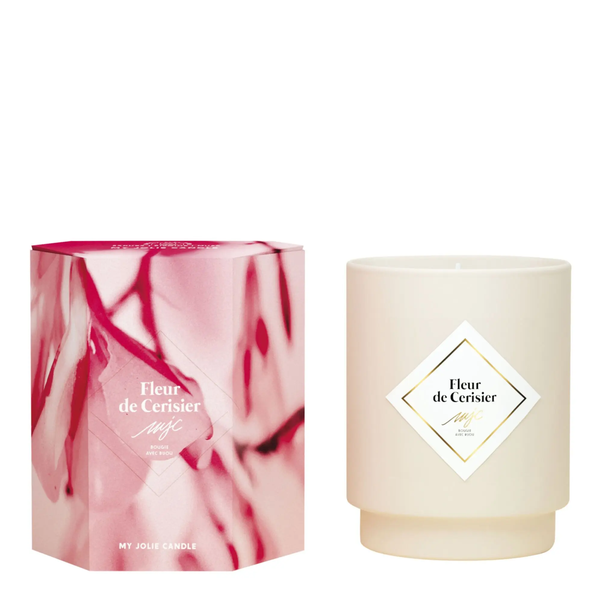 My Jolie Candle - Bougie Parfumée avec Bijou Fleur de Cerisier- Bougie