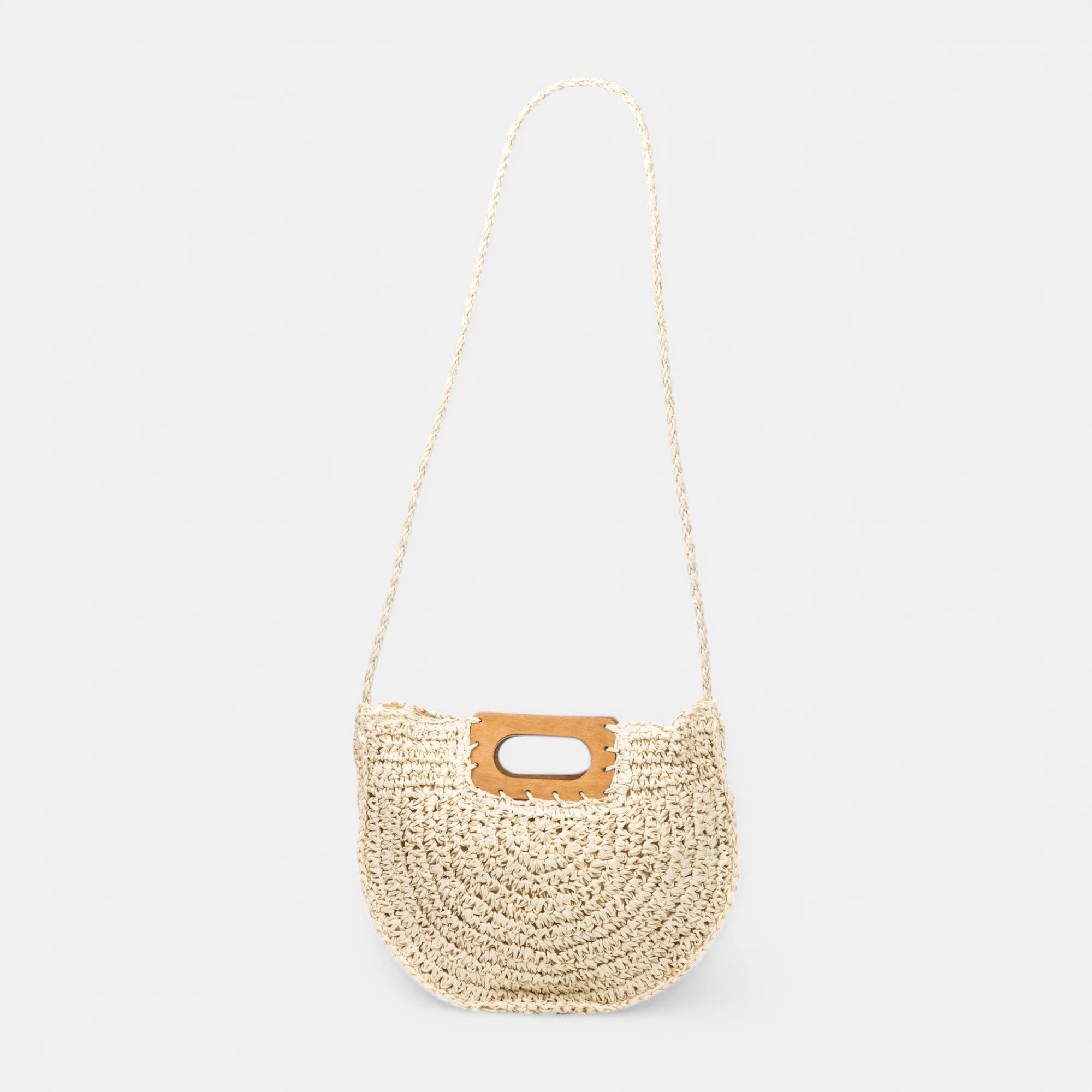 Sac bandoulière beige