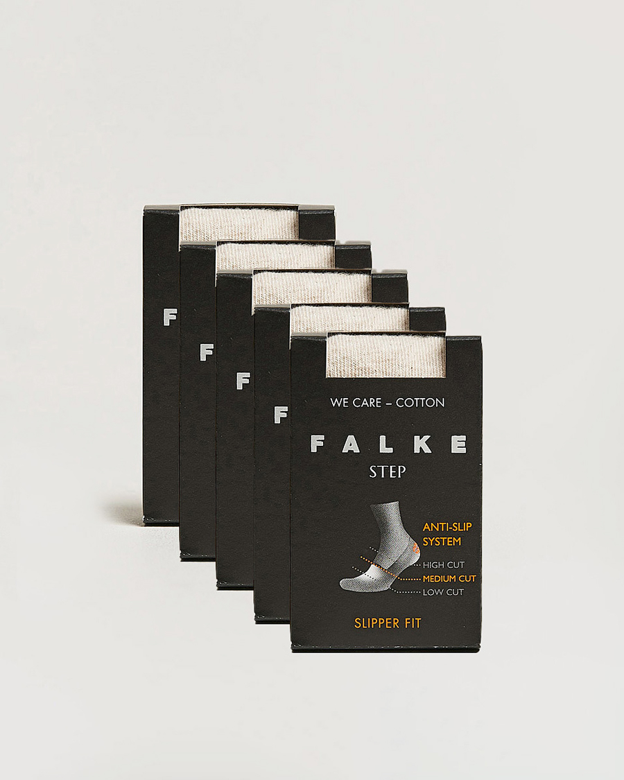 Falke 5-pack Step In Box Loafer Socks Nature