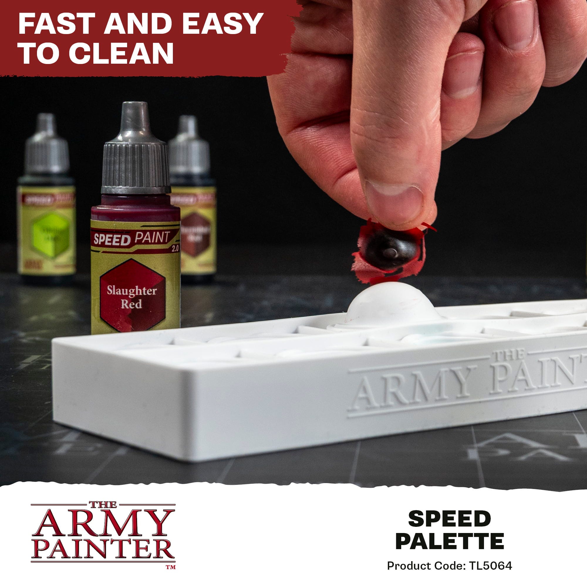 The Army Painter  Speed Palette    Flexible Silikon Farbpalette für deine Speedpaint Sessions