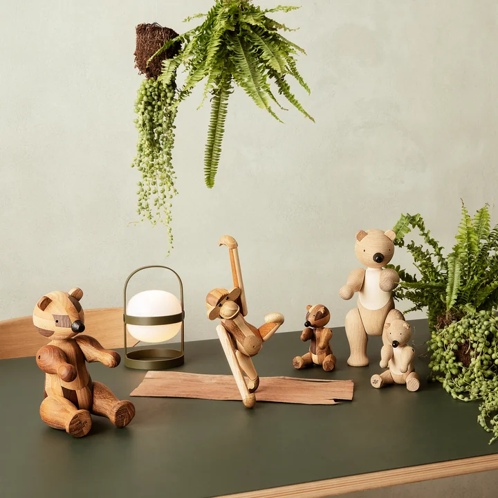 Kay Bojesen - Holz-Bär, Lilliput, H 9,5 cm