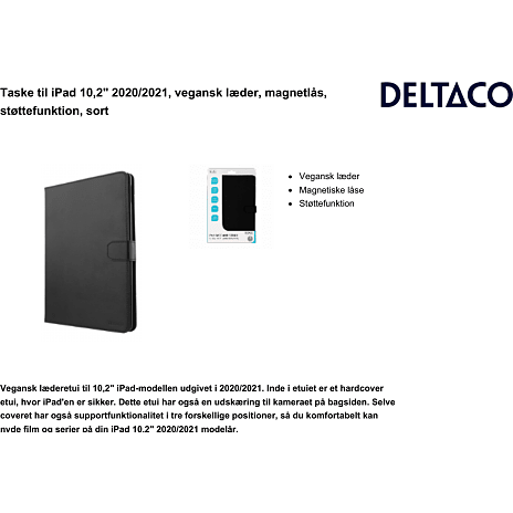 Deltaco iPad 10.2