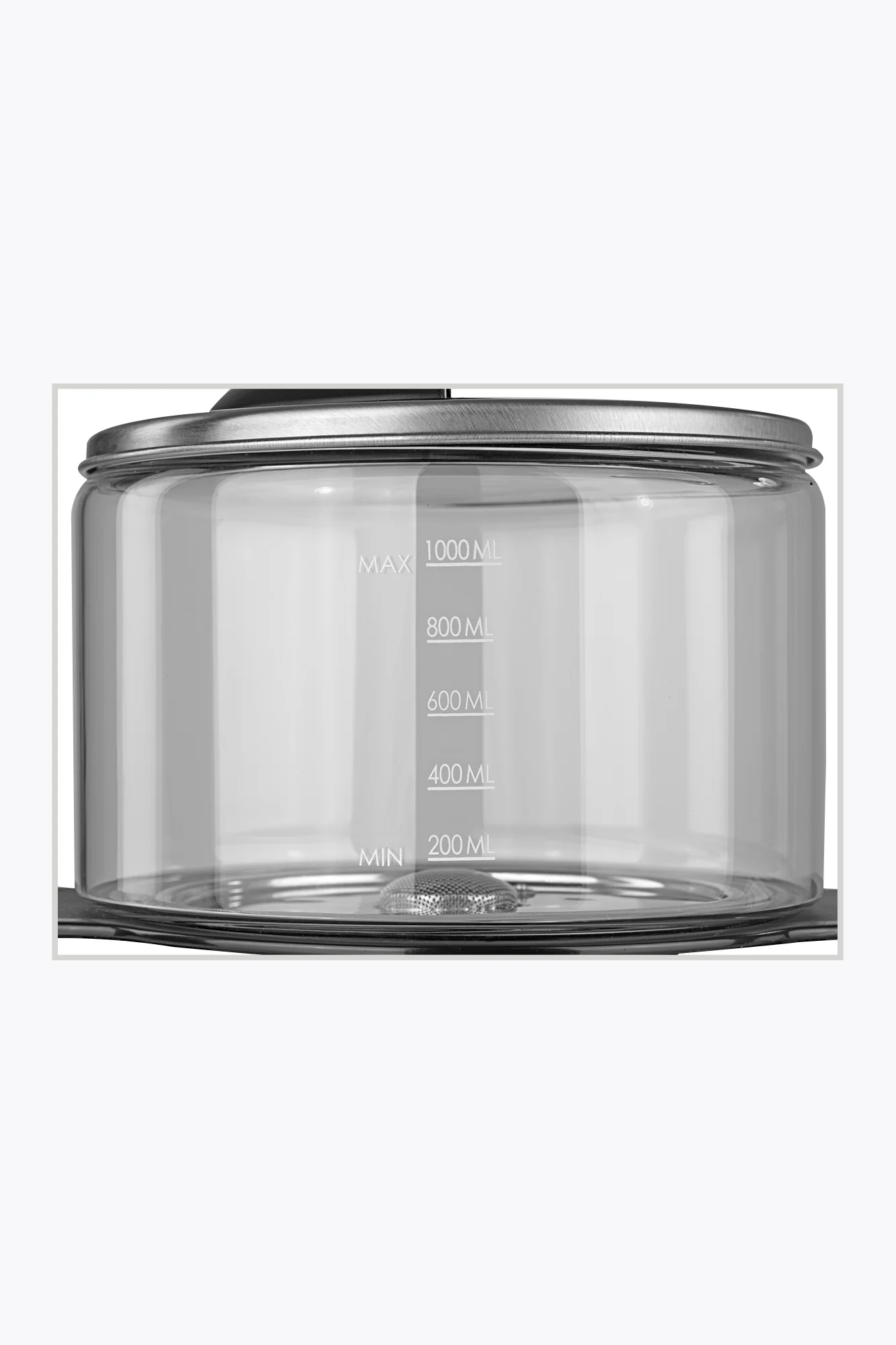 BEEM Kaffeemaschine Pour Over mit Kaffeewaage 1500W Edelstahl/schwarz