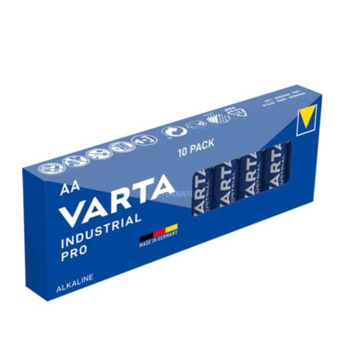 10er Pack Industrial Pro AA Batterie (4006) LR6 MN1500 Alkaline 1.5V