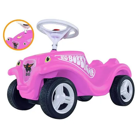 BIG Bobby Car Classic, pink weiss mit Fuldarädern