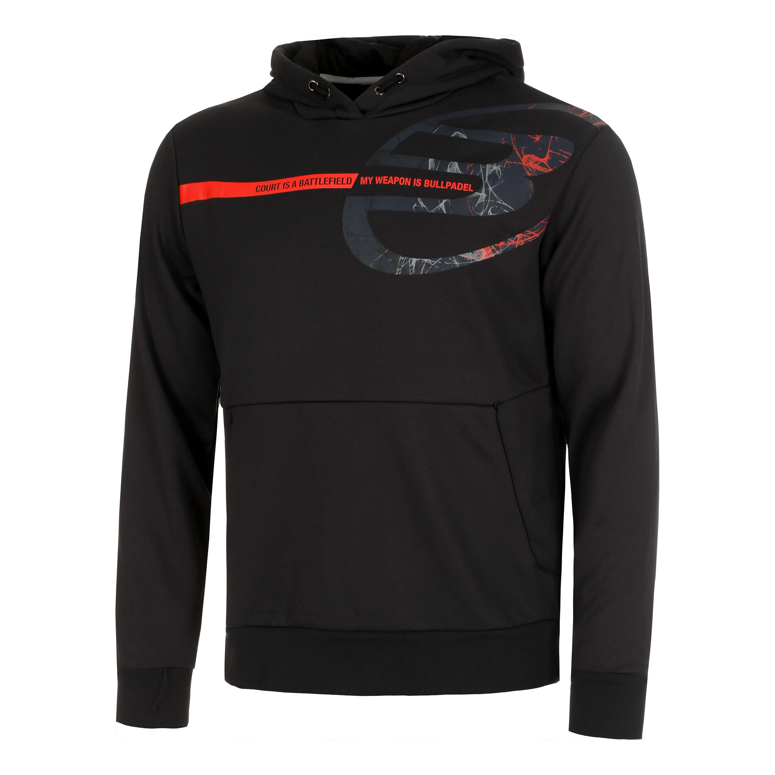 Bullpadel Baiona Sweat À Capuche Hommes - Anthracite