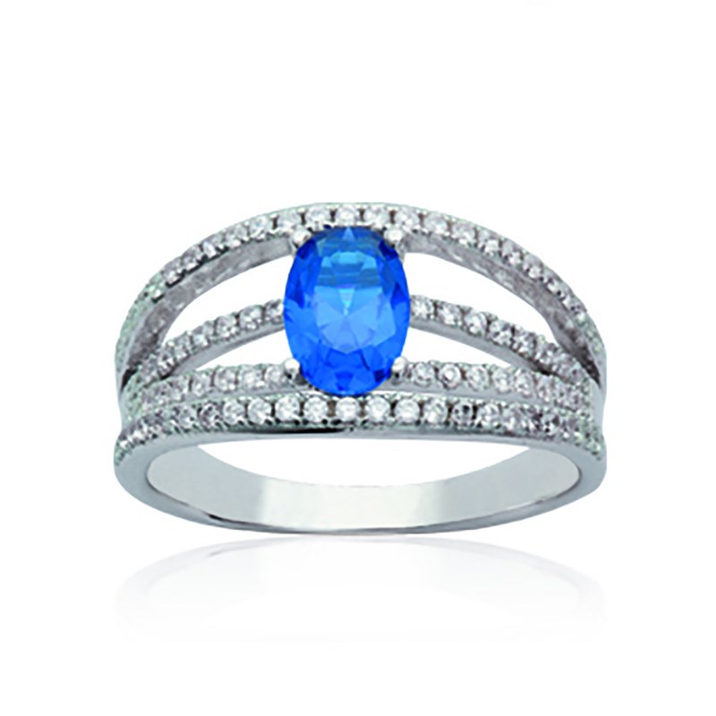 Bague Femme - Argent 925 - Oxyde de zirconium