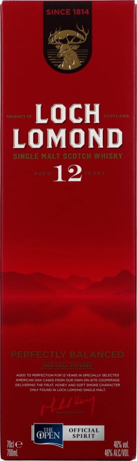 LOCH LOMOND 12 YEARS SINGLE MALT 70CL