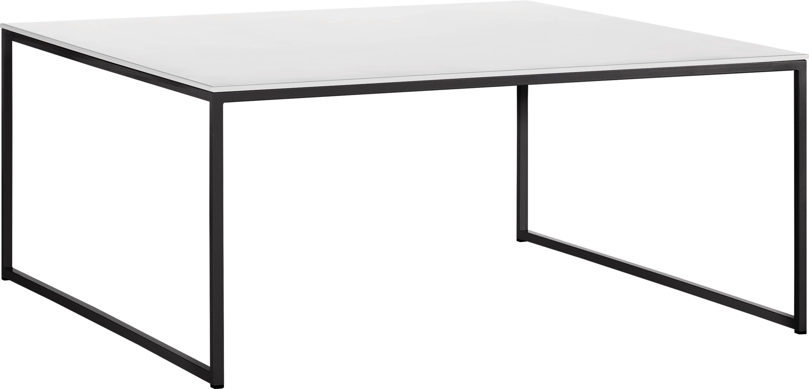 AVEA Salontisch - grau / schwarz / B: 90.0 cm x T: 90.0 cm x H: 40.0 cm