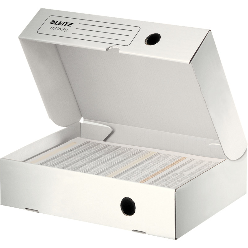 Leitz Archivschachtel Infinity, 255 x 330 x 80 mm, weiss, 1 Stück