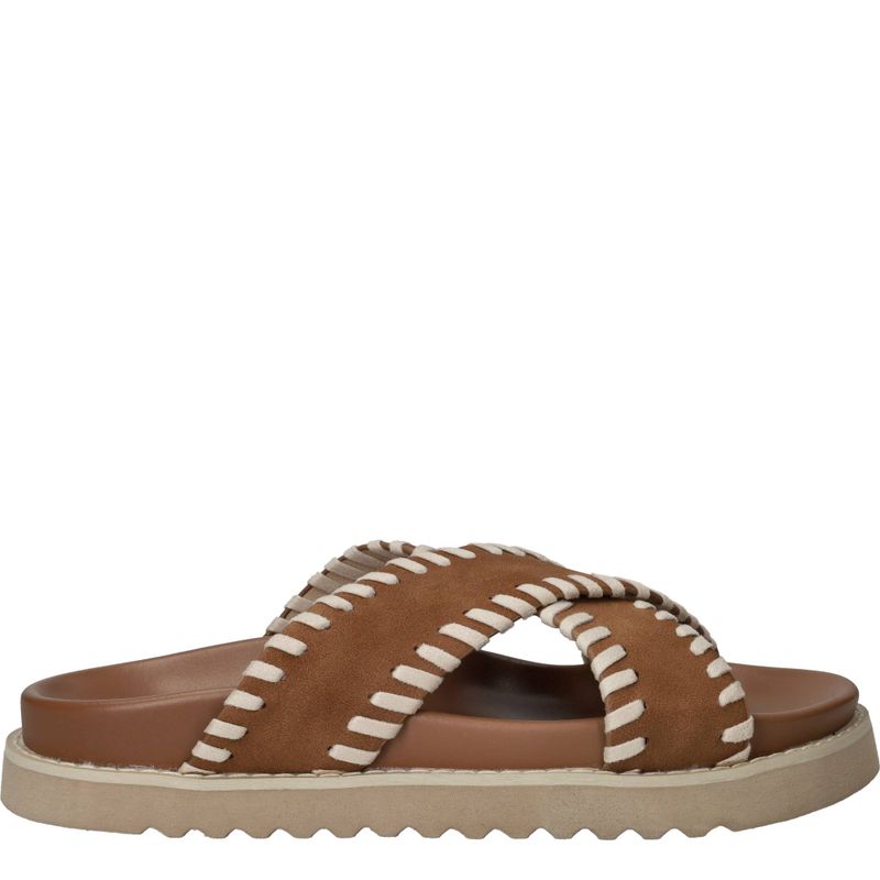 POSH by Poelman Slippers Cognac Dames