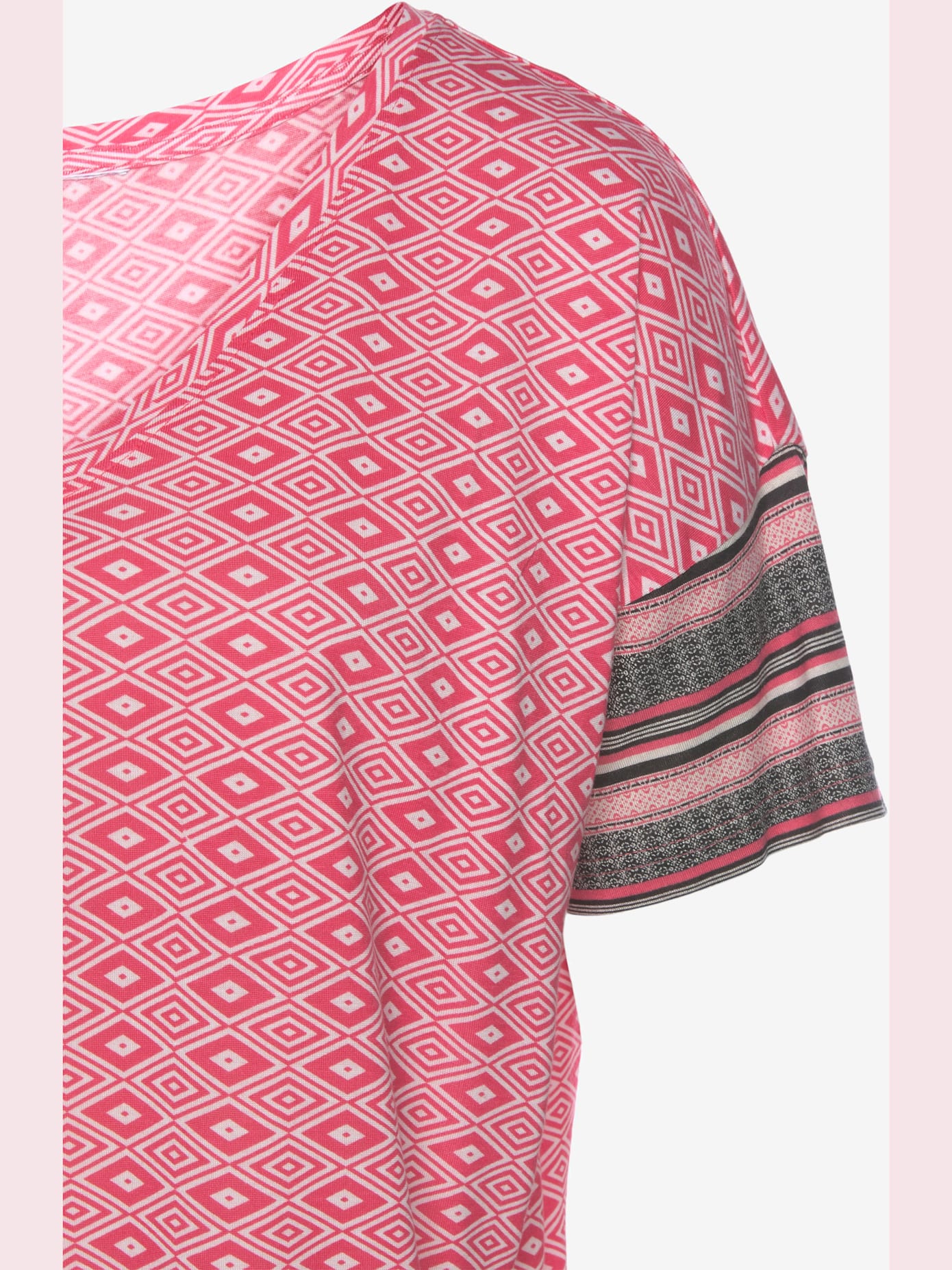 T-shirt avec motif ethnique