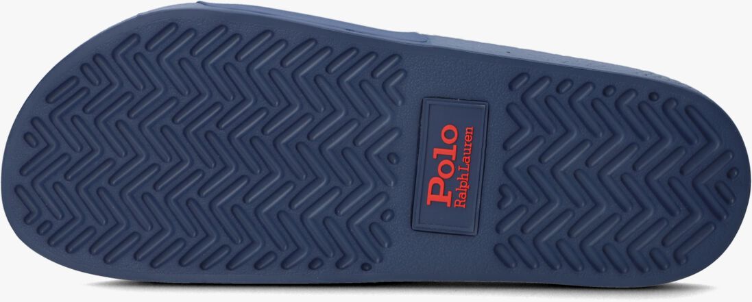 blauwe polo ralph lauren badslippers p.slide