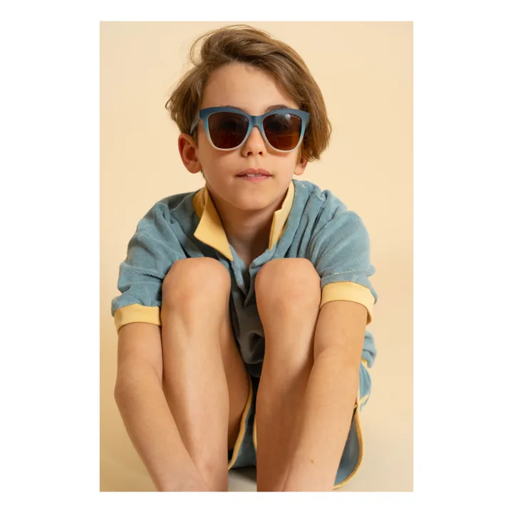Grech & Co Lunettes de Soleil Wayfarer Ombre | Bleu gris