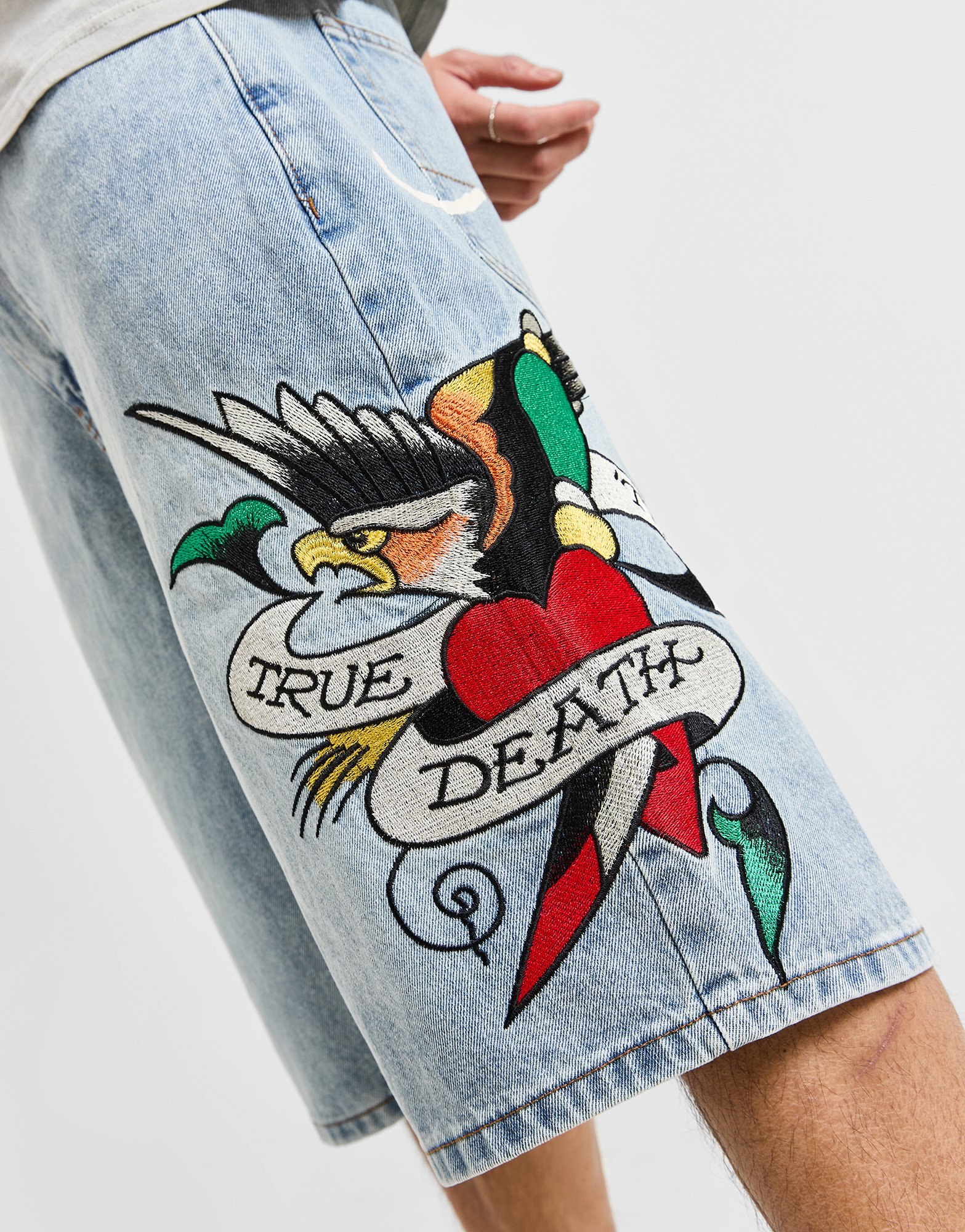 Ed Hardy Short Denim Homme