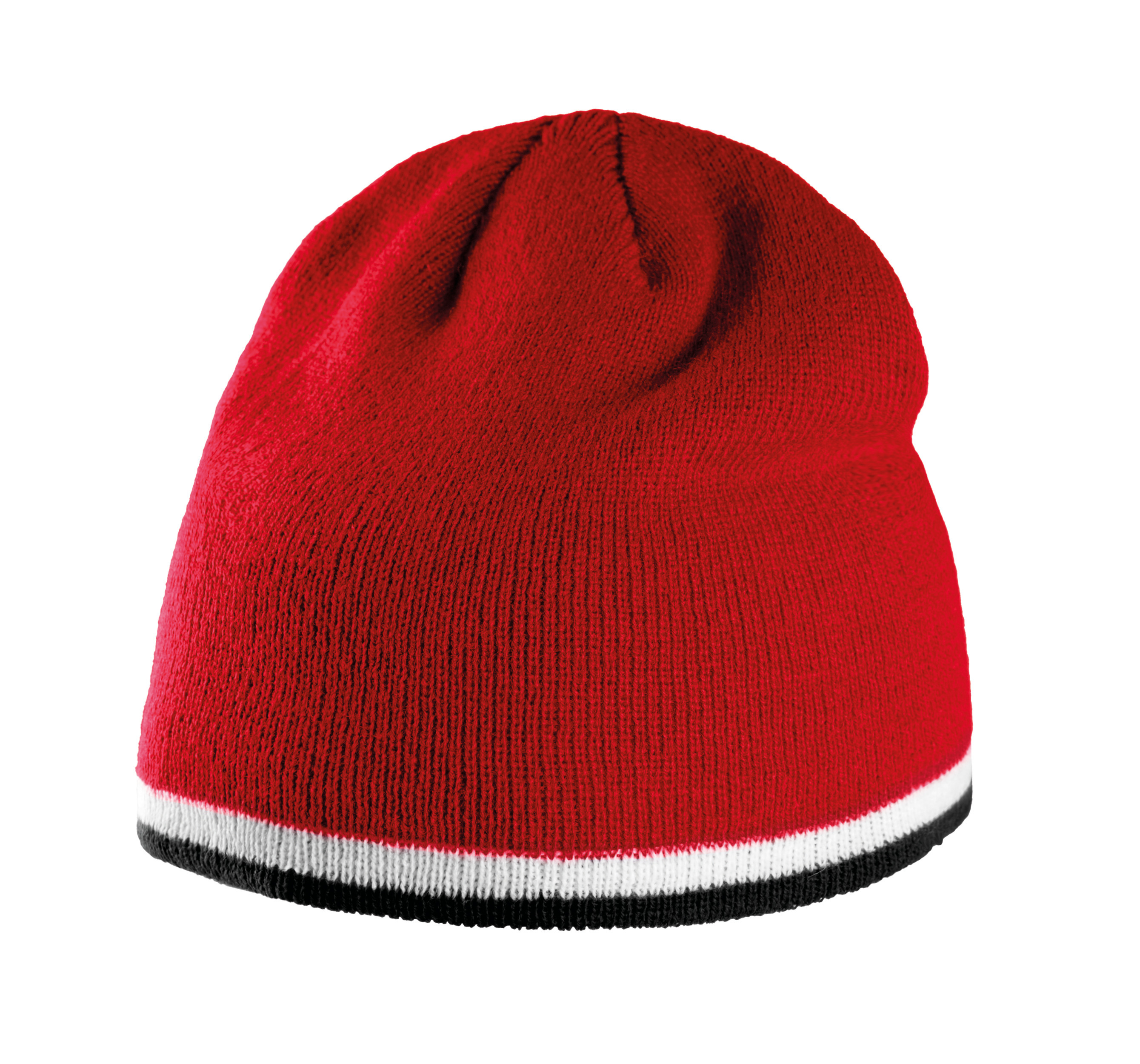 K-up KP515 - BONNET AVEC BANDE BICOLORE CONTRASTÉE