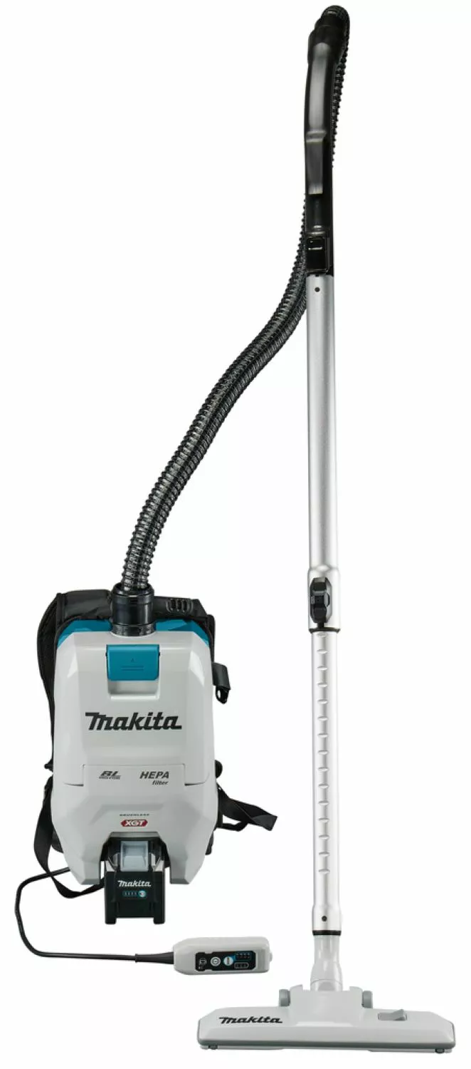 Makita VC008GL201 XGT 40V Max Li-Ion Rugstofzuiger set (2x8, Ah accu)