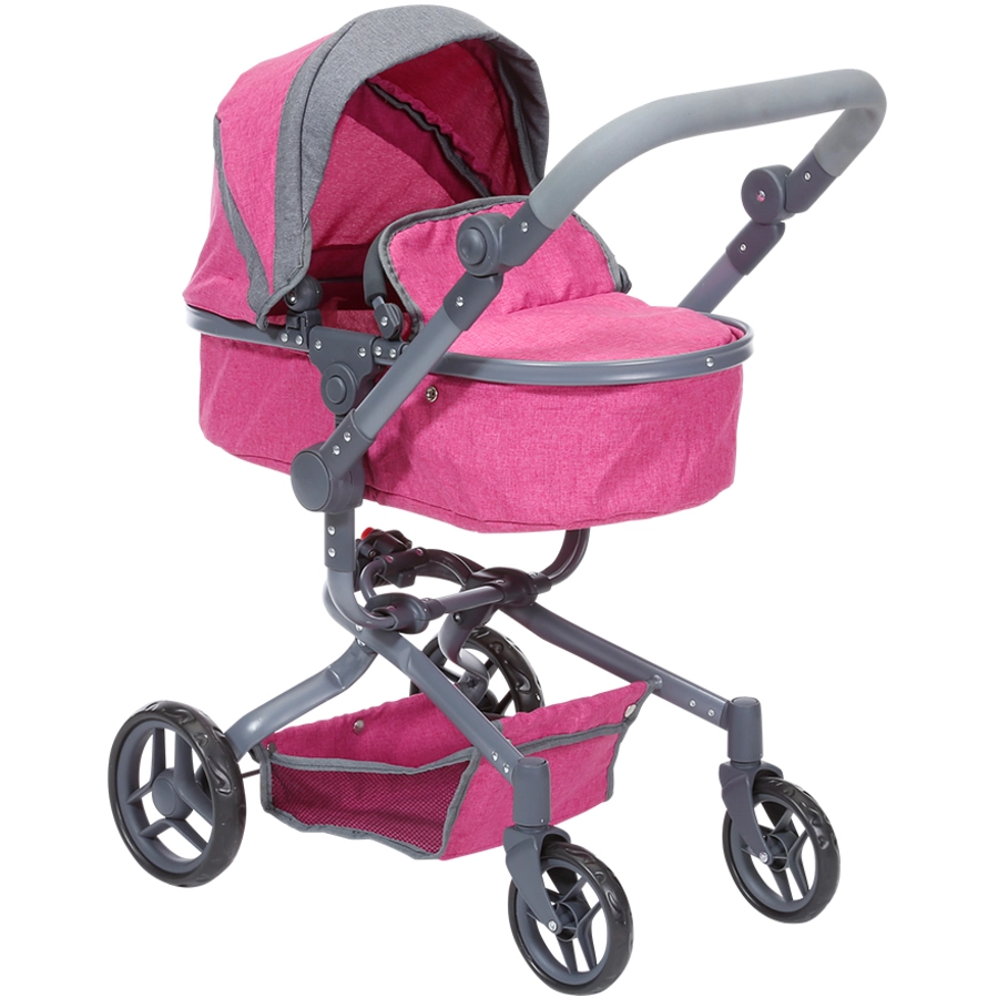 knorr toys® Puppenwagen Boonk - berry rosa