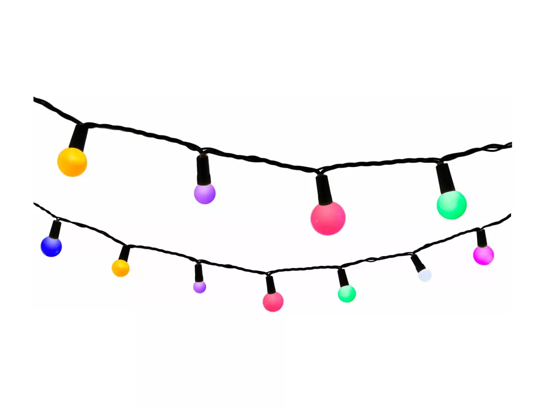 Guirlande Solaire BILLY RGB Multicolore 9,90M