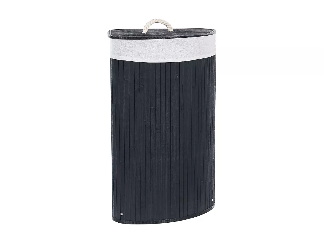 Panier en bamboo noir 60 cm MATARA