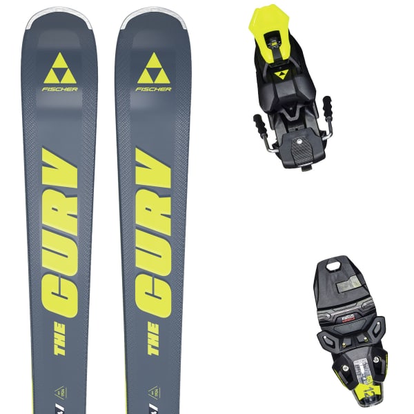 Pack ski FISCHER THE CURV GT 85 MT + RSW 12 PR BLUE/YELLOW