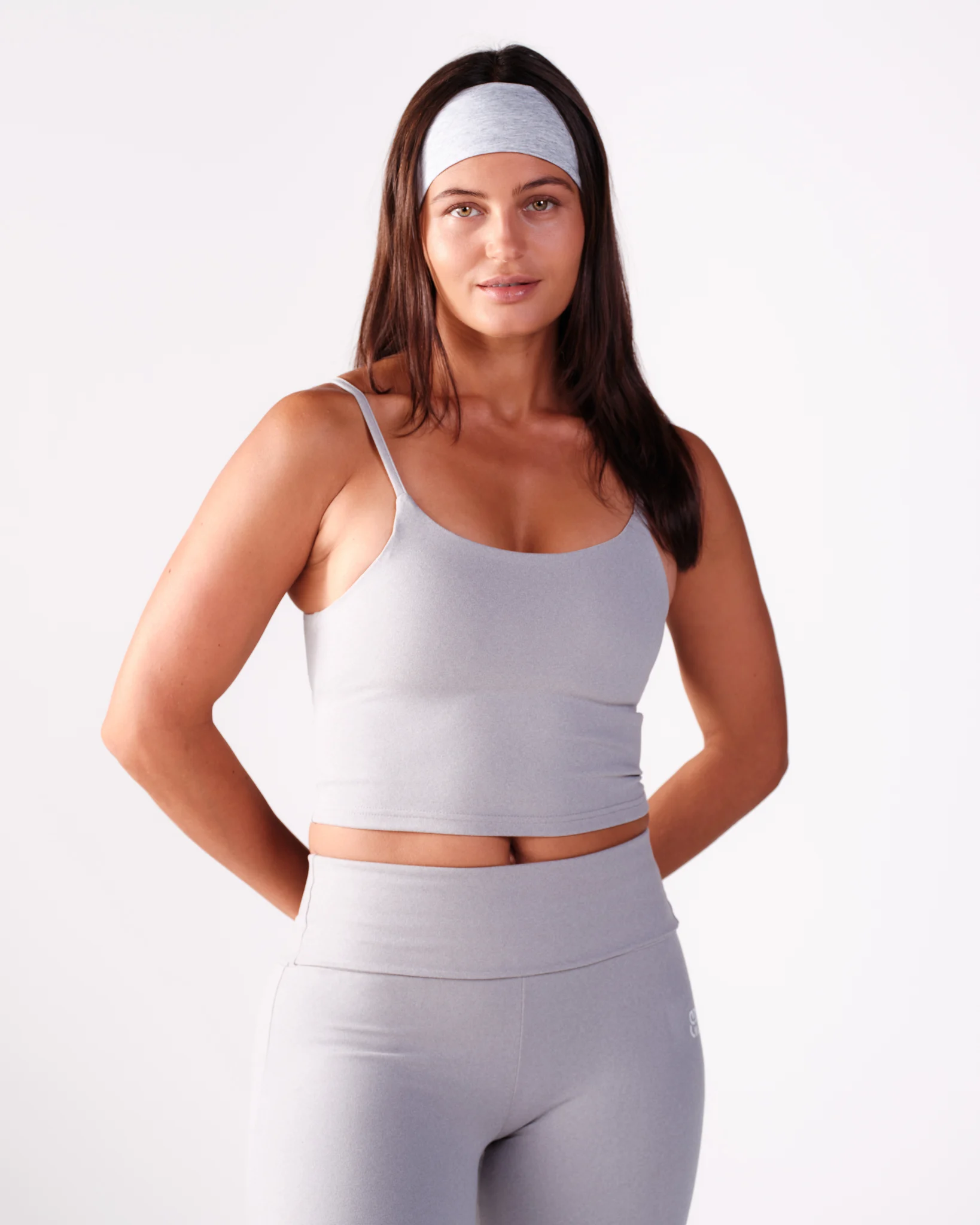 Bumpro Lively Crop Tank Grey Melange