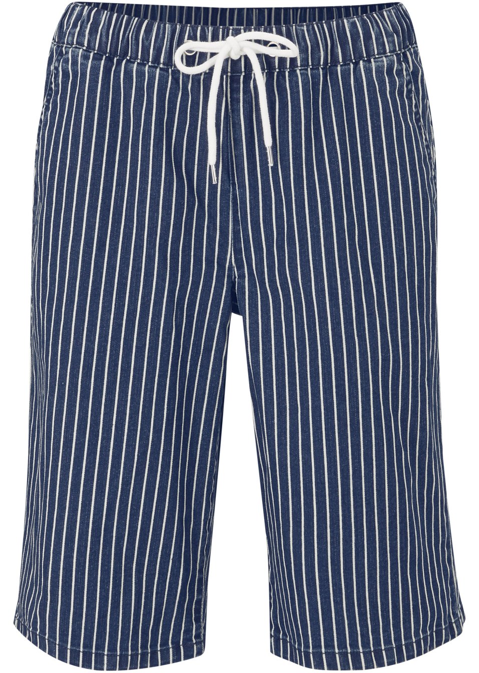 Bermuda confort stretch avec cordon à nouer et taille confortable