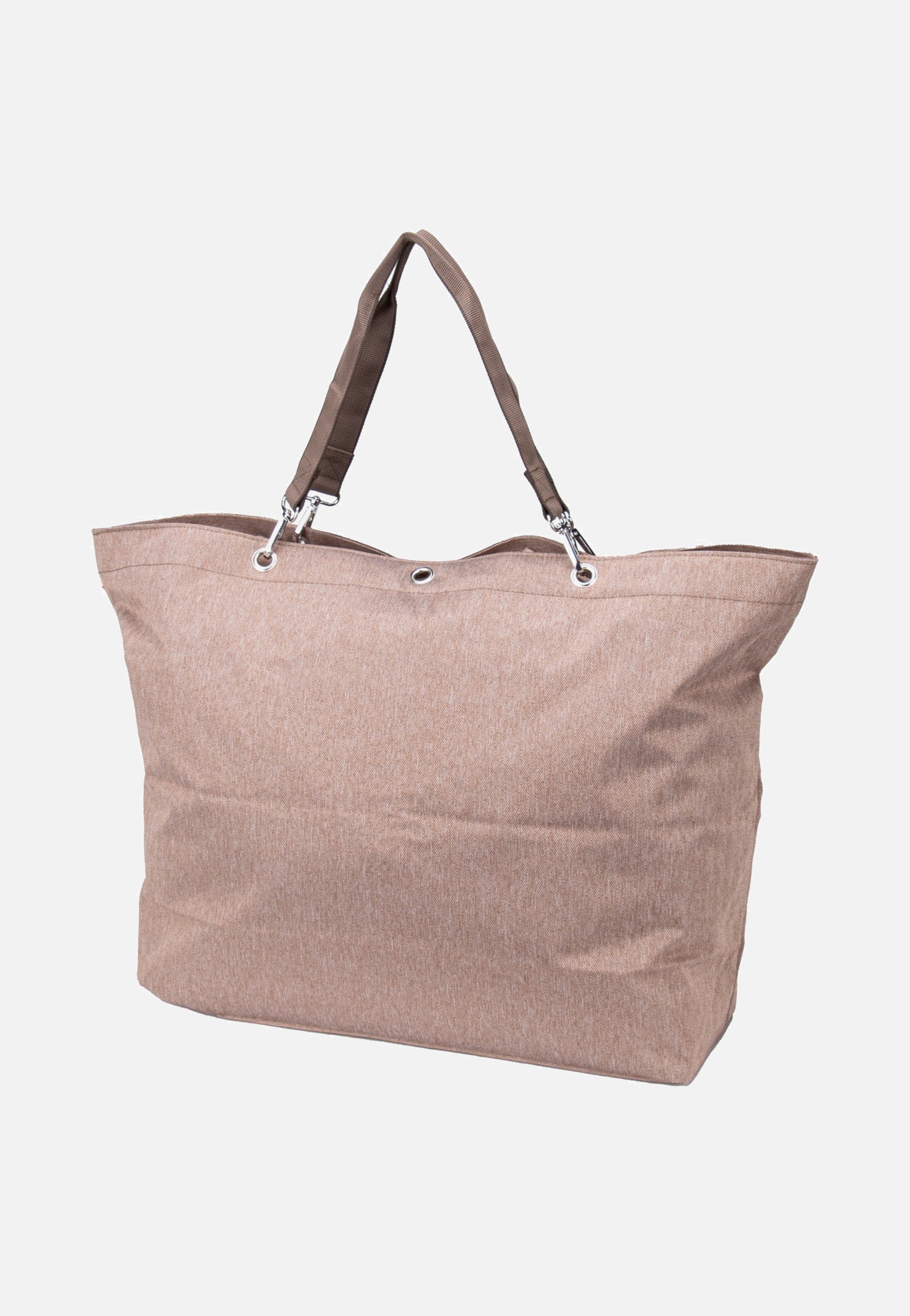 shopper XL Herringbone Mokka - Einkaufstasche