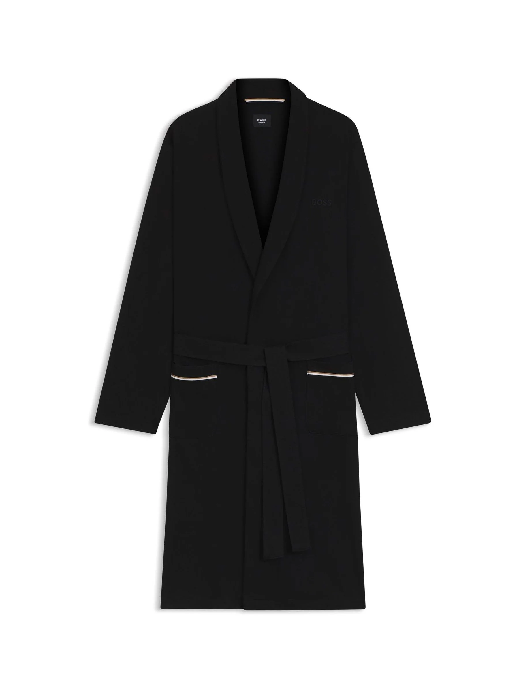 Zwart - BOSS Towelling Robe