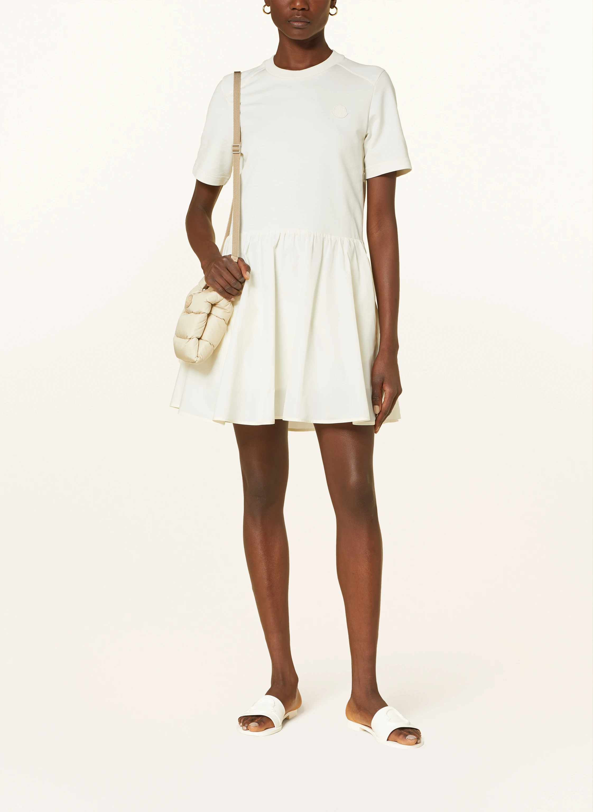 MONCLER Kleid im Materialmix