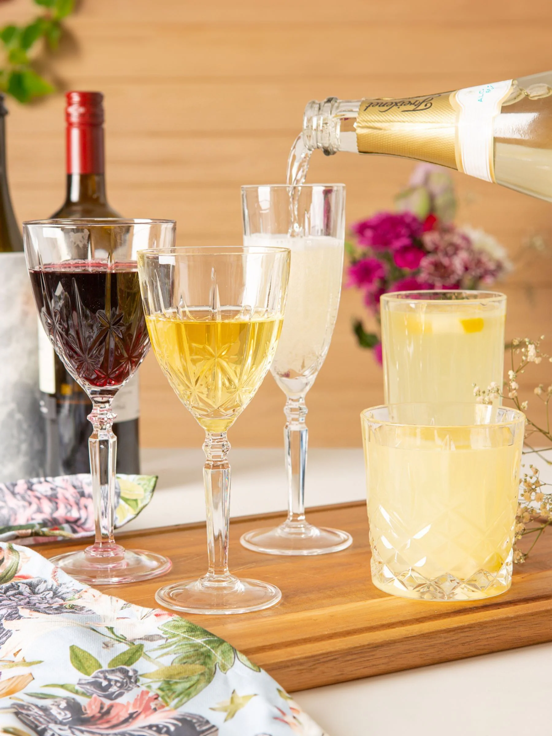RCR Orchestra Champagne Flute Glasses Set of 6 200ml