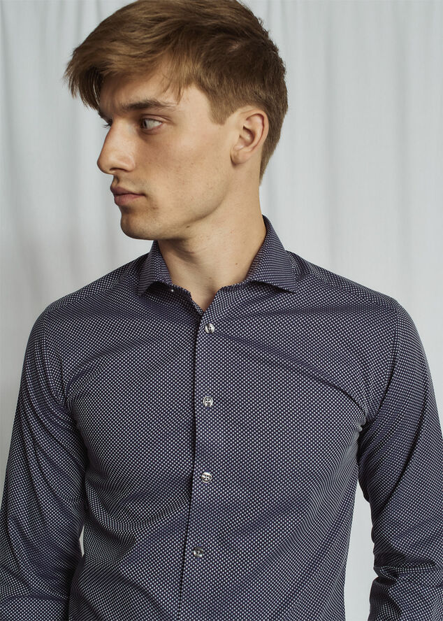 Bruun & Stengade BS Tyreke Slim Fit Shirt Navy