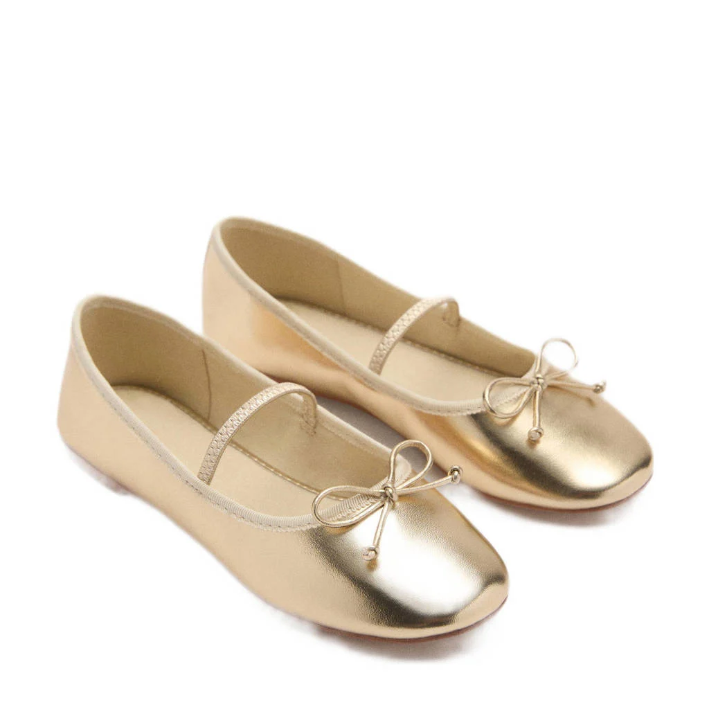 Mango Kids ballerina's goud