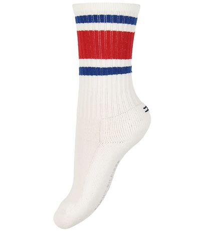 Tommy Hilfiger Socken - 2er-Pack - Flagge - Weiß m. Rot