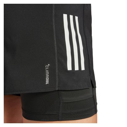 Short 2 en 1 adidas Own The Run 3in Noir Femme