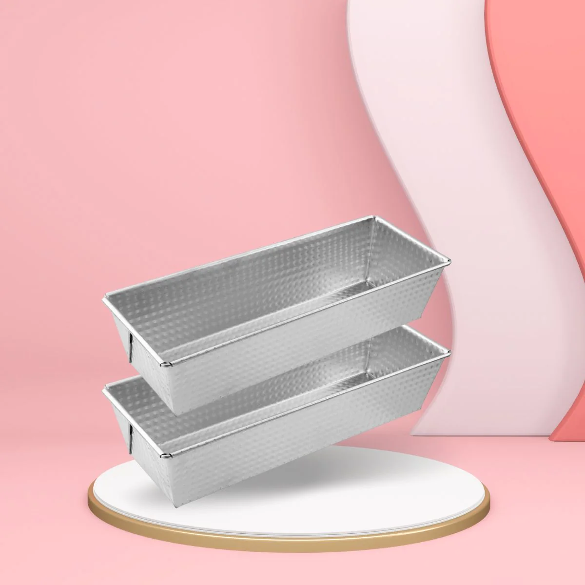 Lot de 2 moules à cakes 25,5 x 11,2 cm Silver Zenker