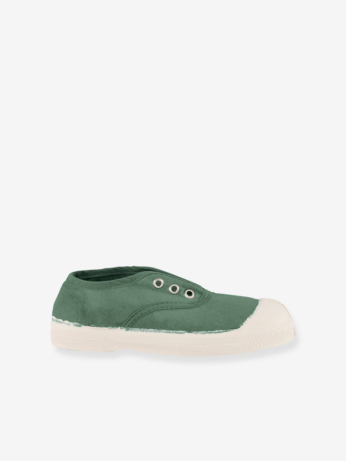 Pantufas de algodão verde Elly BENSIMON®