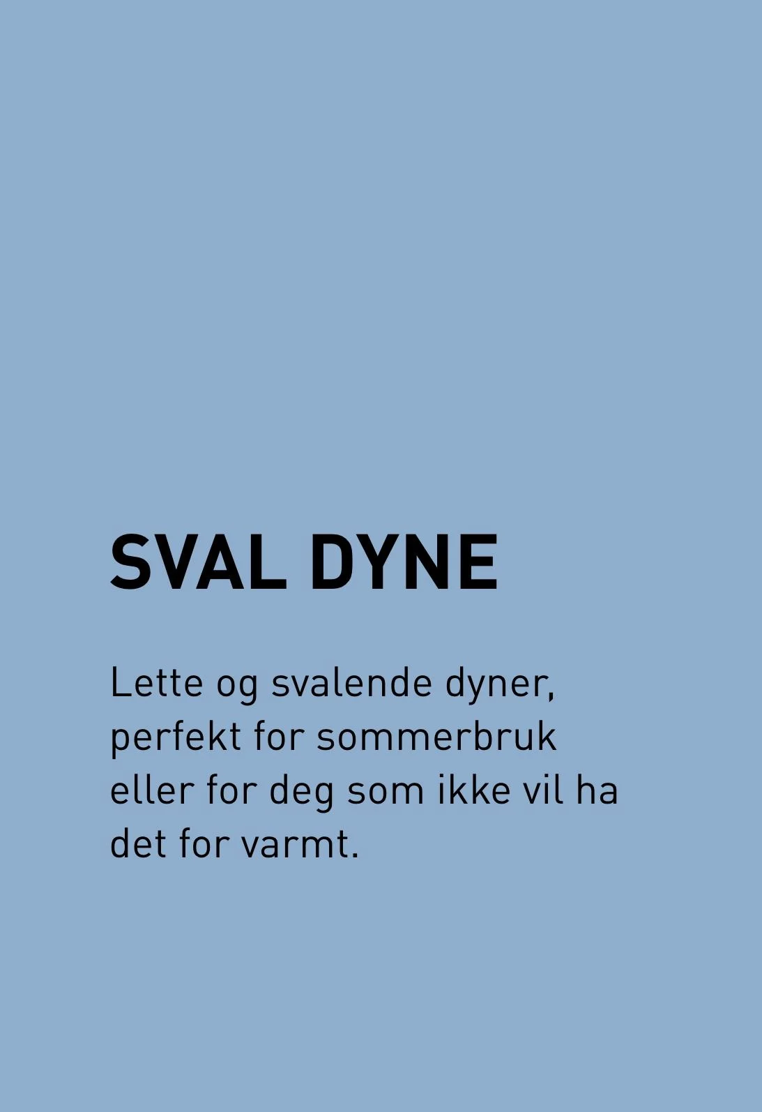 Sommerdundyne hvit - 140x200 cm