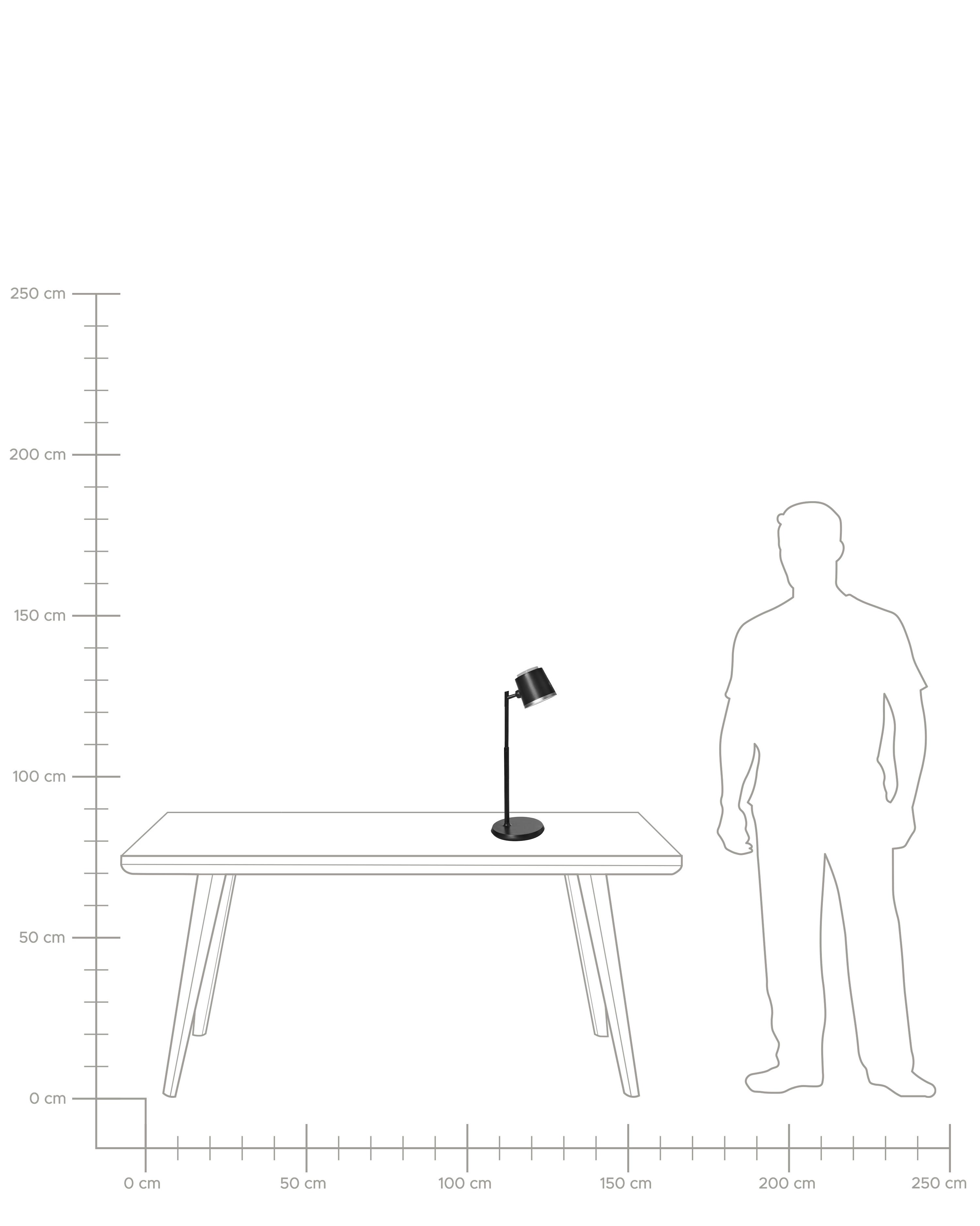 LED bureaulamp LIBRA met dimmer Zwart